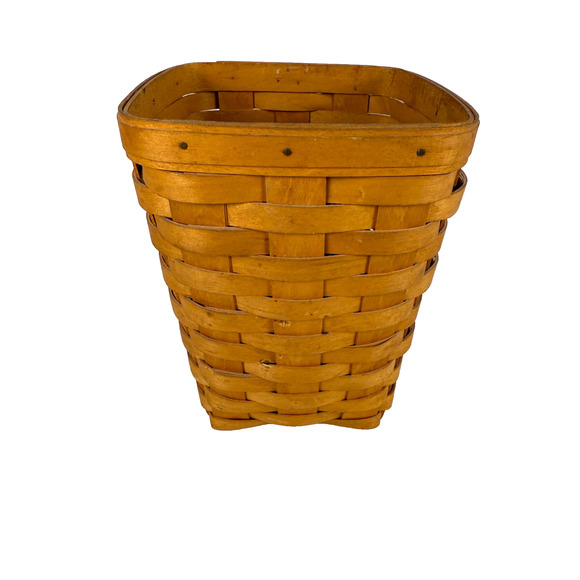 2001 Longaberger Medium Spoon Basket – Woven Wood Collectible Made in USA - Picture 1 of 4